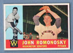 1960 Topps #87 John Romonosky EX   GO550