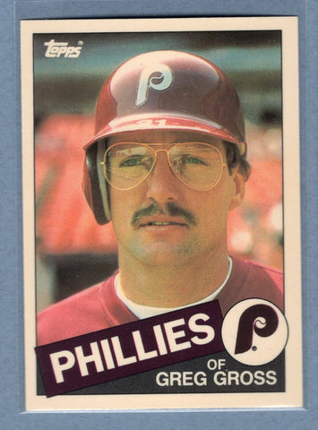 1985 Topps Tiffany #117 Greg Gross NM
