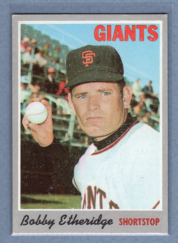 1970 Topps #107 Bobby Etheridge  EX  GO695