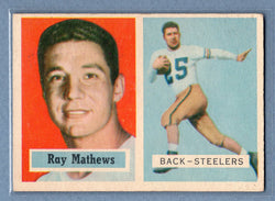 1957 Topps #63 Ray Mathews (st) VG  GO801
