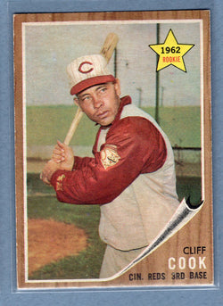 1962 Topps #41 Cliff Cook  EX  GO522