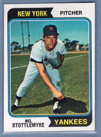 1974 Topps #44 Mel Stottlemyre Nm-Mt