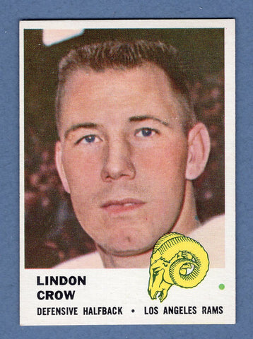 1961 Fleer #105 Lindon Crow EX-MT  GO107