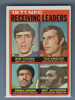 1972 Topps #6 NFC Receiving Ldrs NM GO181