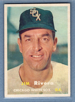 1957 Topps #107 Jim Rivera (a) EX   GO260