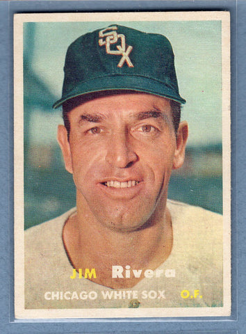 1957 Topps #107 Jim Rivera (a) EX   GO260