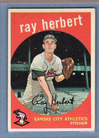 1959 Topps #154 Ray Herbert (b) VG   GO410