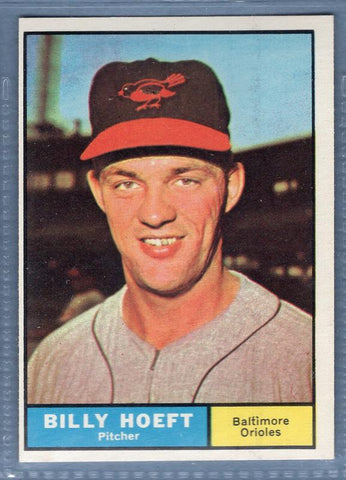 1961 Topps #256 BillyHoeft(b) VG-EX   GO417