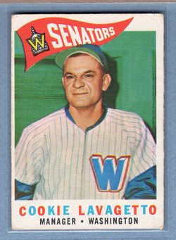 1960 Topps #221 Cookie Lavagetto  VG  GO257