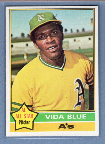 1976 Topps #140 Vida Blue  (d) EX-MT  GO450