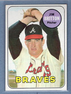 1969 Topps #154 Jim Britton (b) EX  GO350
