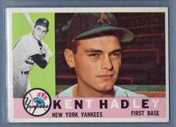 1960 Topps #102 Kent Hadley EX-MT  GO560