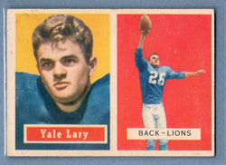 1957 Topps #68 Yale Lary (R) (HOF)  VG-EX  GO801