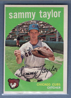 1959 Topps #193 Sammy Taylor EX-MT High Grade Set Break B