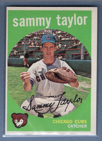 1959 Topps #193 Sammy Taylor EX-MT High Grade Set Break B