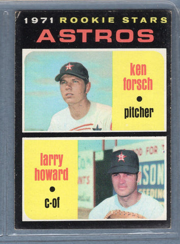 1971 Topps #102 Astros Rookies (Ken Forsch)  EX  SB1