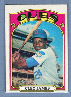 1972 Topps #117 Cleo James (Yellow) EX  GO500