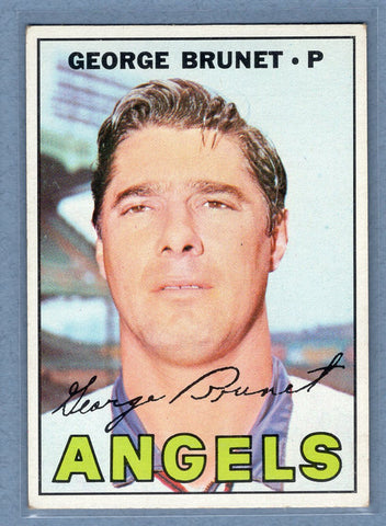 1967 Topps #122 George Brunet EX  GO360
