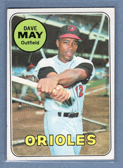 1969 Topps #113 Dave May EX-MT  GO850
