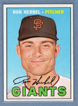 1967 Topps #156 Ron Herbel EX-MT  GO390