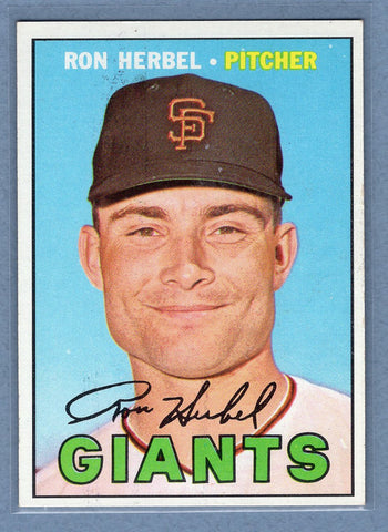 1967 Topps #156 Ron Herbel EX-MT  GO390