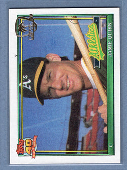 1991 Topps Desert Shield #132 Jamie Quirk  NM  GO625