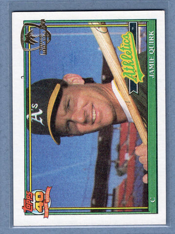 1991 Topps Desert Shield #132 Jamie Quirk  NM  GO625