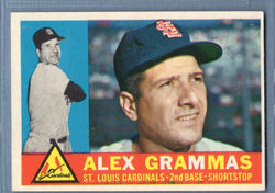 1960 Topps #168 Alex Grammas VG-EX Set Break 1