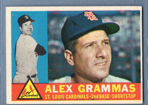 1960 Topps #168 Alex Grammas VG-EX Set Break 1