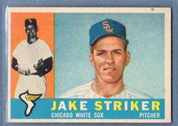 1960 Topps #169 Jake Striker EX-MT Set Break 1