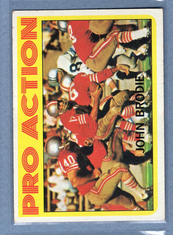 1972 Topps #124 John Brodie EX  GO210