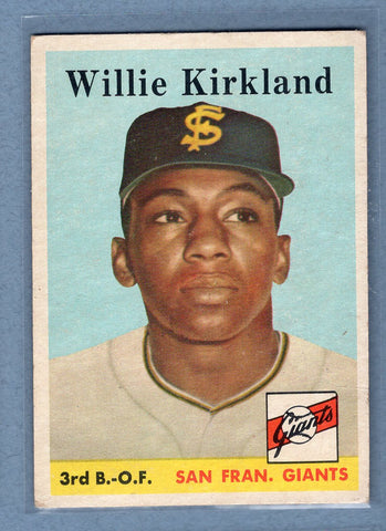1958 Topps #128 Willie Kirkland  VG-EX  GO387