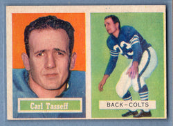1957 Topps #77 Carl Taseff  EX-MT  GO801
