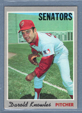 1970 Topps #106 Darold Knowles  EX-MT  SB1