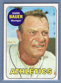 1969 Topps #124 Hank Bauer EX-MT  GO477