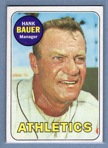 1969 Topps #124 Hank Bauer EX-MT  GO477