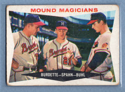1960 Topps #230 Mound Magicians (Spahn) (b) VG  GO257