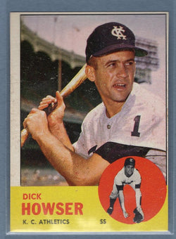 1963 Topps #124 Dick Howser EX-MT      INVGO395