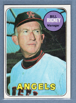 1969 Topps #182 Bill Rigney (b) (st) VG  GO265
