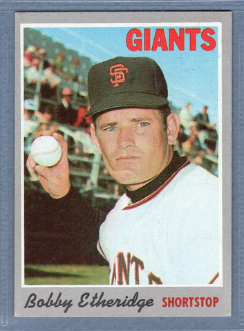 1970 Topps #107 Bobby Etheridge  EX-MT  SB2