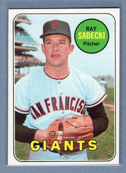 1969 Topps #125 Ray Sadecki EX-MT  GO477