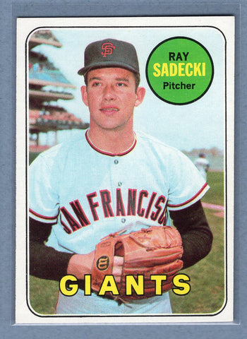 1969 Topps #125 Ray Sadecki EX-MT  GO477