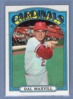1972 Topps #206 Dal Maxvill EX   GO311