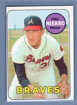 1969 Topps #355 Phil Niekro (HOF) (a) EX-MT  GOWABB