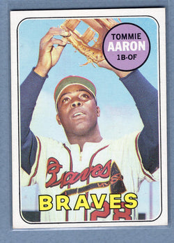 1969 Topps #128 Tommie Aaron EX-MT  GO477