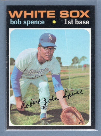 1971 Topps #186 Bob Spence  (b) EX-MT  GO775