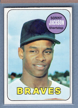 1969 Topps #53 Sonny Jackson (d) EX-MT  GO700