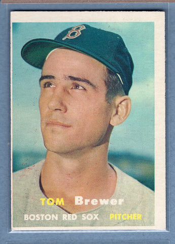 1957 Topps #112 Tom Brewer (a) EX   GO260
