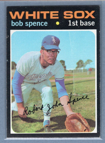 1971 Topps #186 Bob Spence  (c) EX-MT  GO775