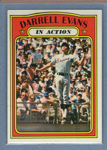 1972 Topps #172 Darrell Evans IA EX-MT  GO483